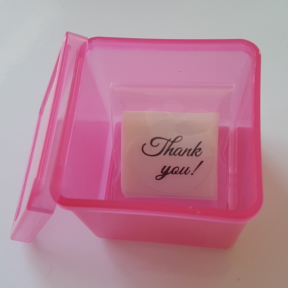 25 pcs Black & White Thank You Stickers 1" inch - Picture 9 of 9